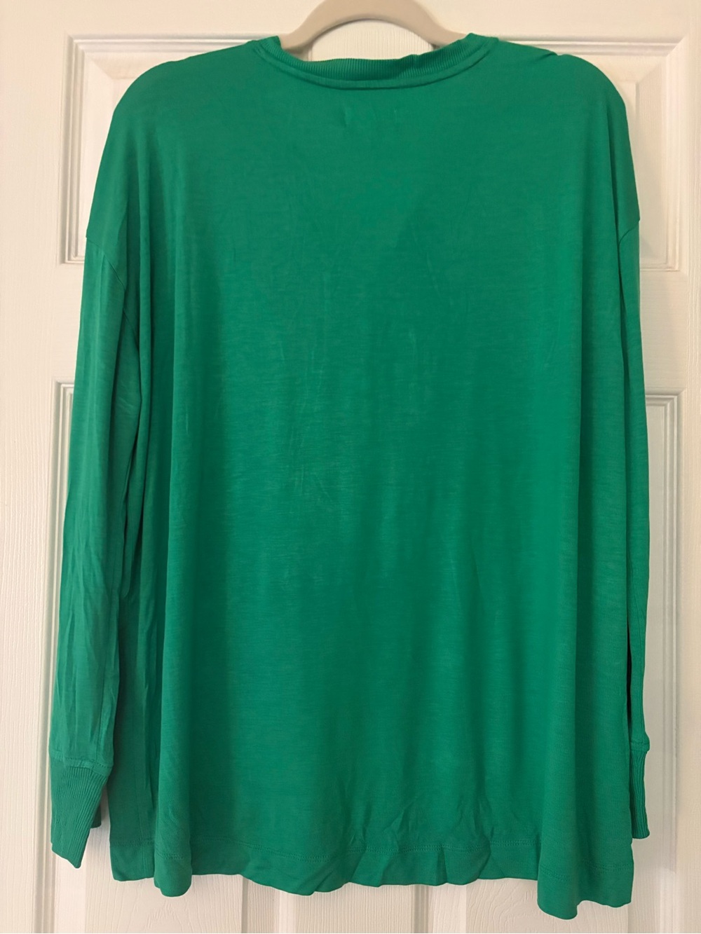Lou & Grey Kelly Green Henley Long Sleeve Top - Picture 4 of 11